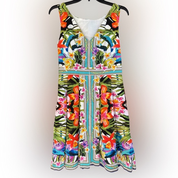 Maggy London Multicolor Floral Dress - Picture 1 of 4